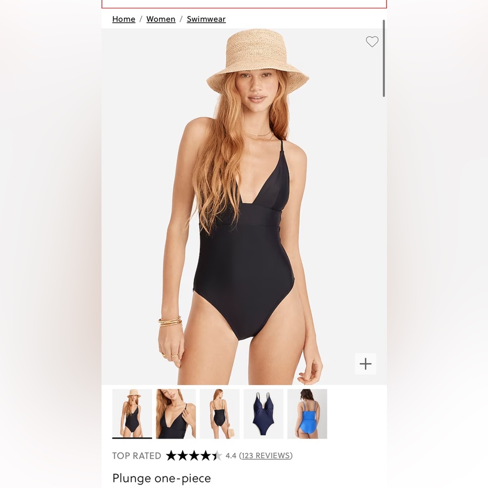 NWT j.crew bathing suit
